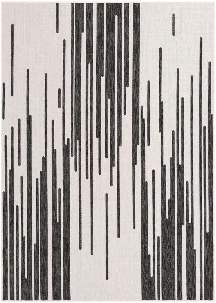 7' 10 x 7' 10 Easy-Clean Modern Indoor / Outdoor Square Rug