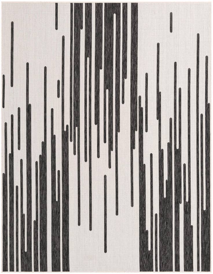 Detail image of 7' 10 x 7' 10 Easy-Clean Modern Indoor / Outdoor Square Rug