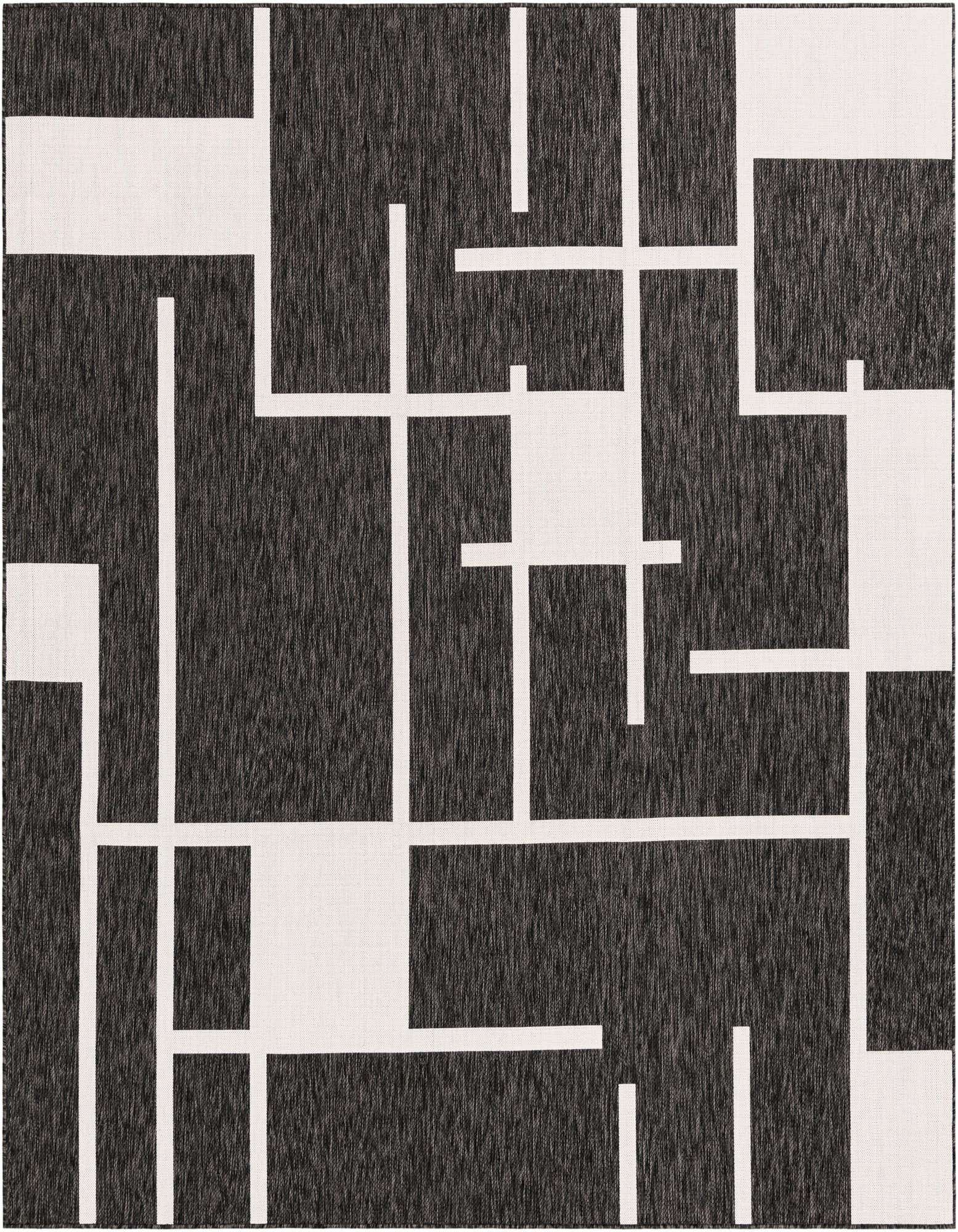 10' x 10' Easy-Clean Modern Indoor / Outdoor Square Rug