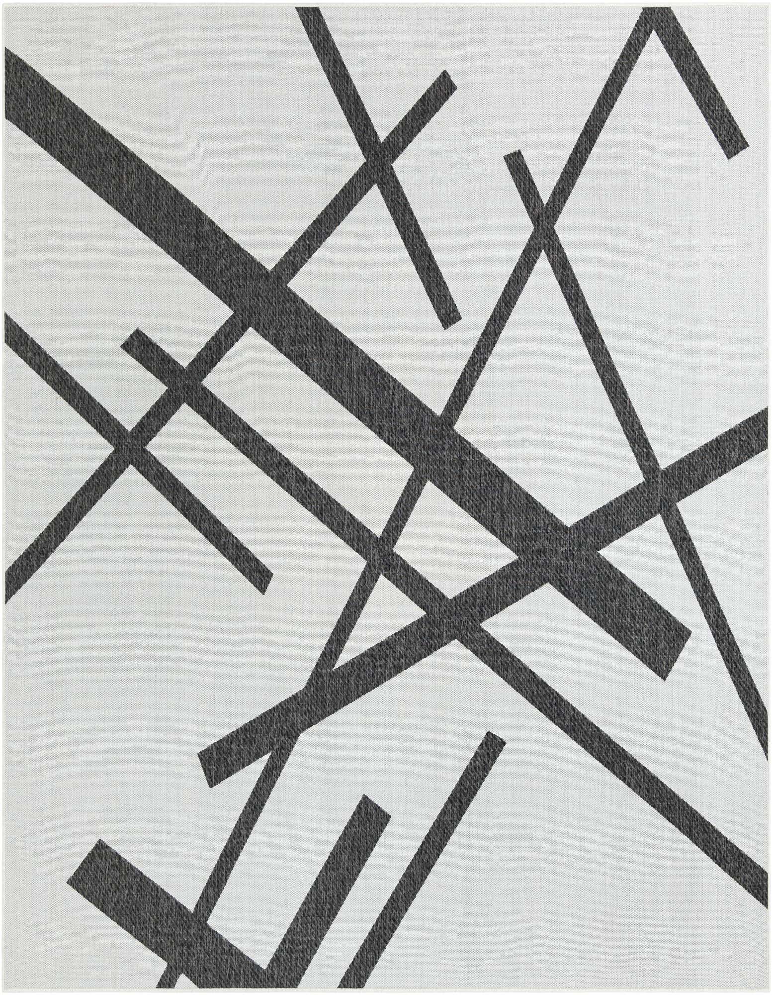 10' x 10' Easy-Clean Modern Indoor / Outdoor Square Rug
