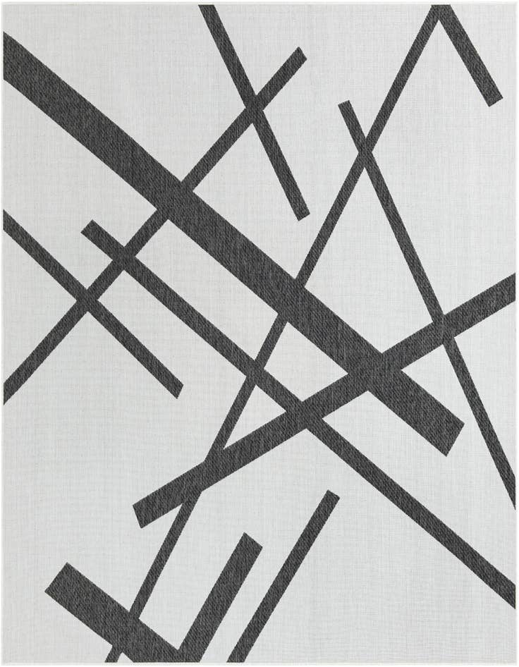 Detail image of 10' x 10' Easy-Clean Modern Indoor / Outdoor Square Rug