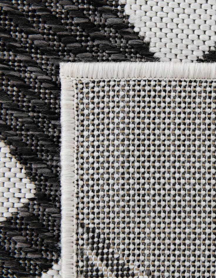 Detail image of 10' x 10' Easy-Clean Modern Indoor / Outdoor Square Rug