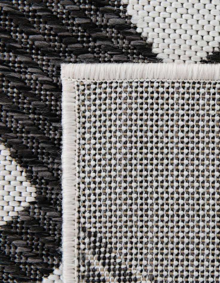 Detail image of 12' x 12'  Washable Modern Indoor / Outdoor Square Rug