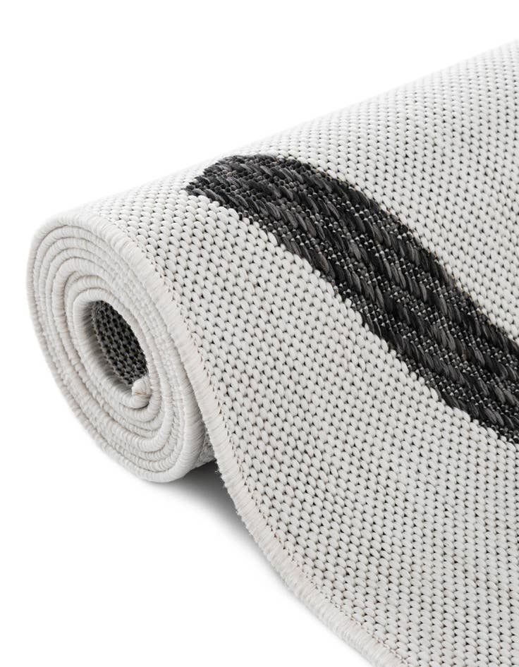 Detail image of 12' x 12'  Washable Modern Indoor / Outdoor Square Rug