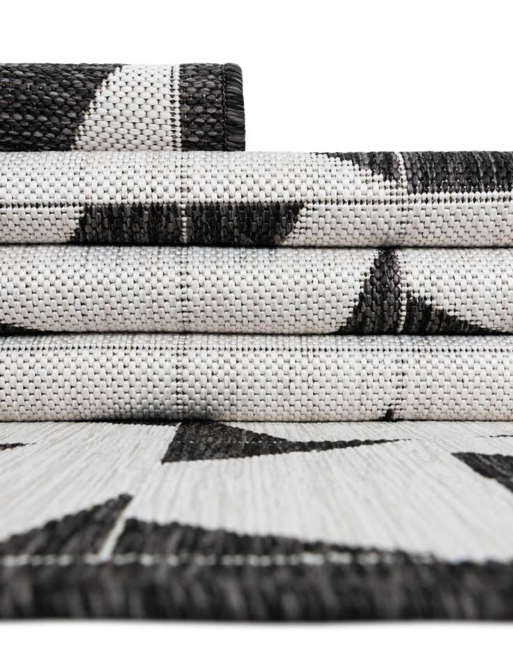 Detail image of 13' x 13' Easy-Clean Modern Indoor / Outdoor Square Rug