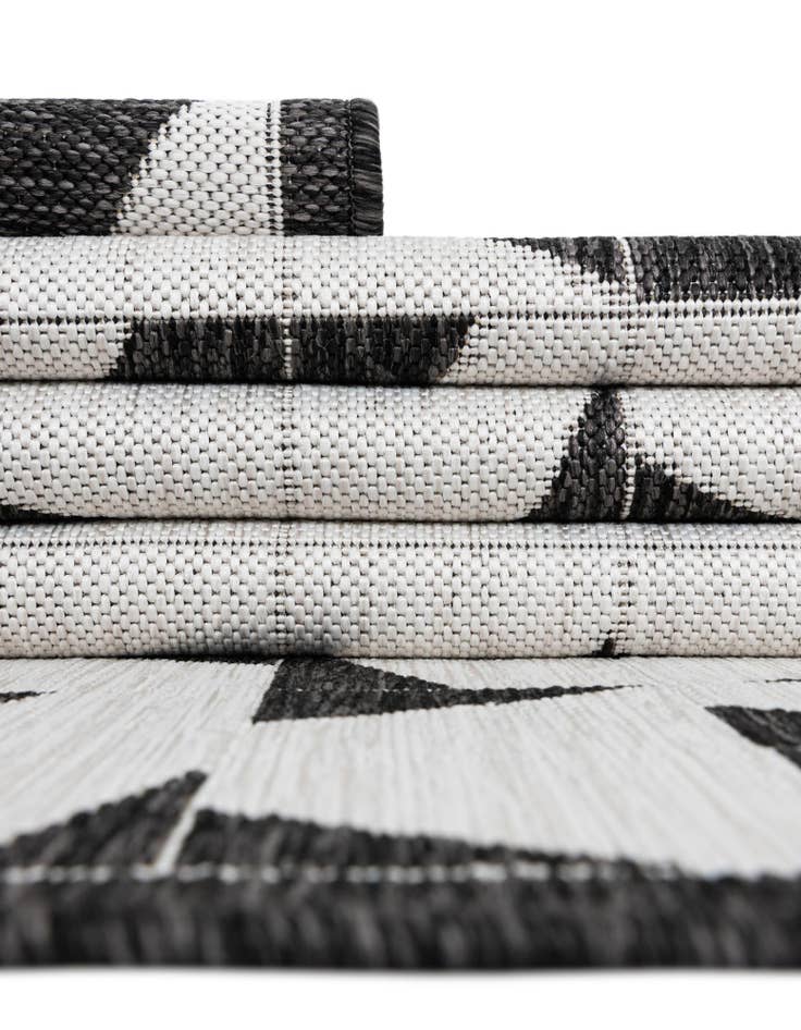 Detail image of 12' x 12' Easy-Clean Modern Indoor / Outdoor Square Rug