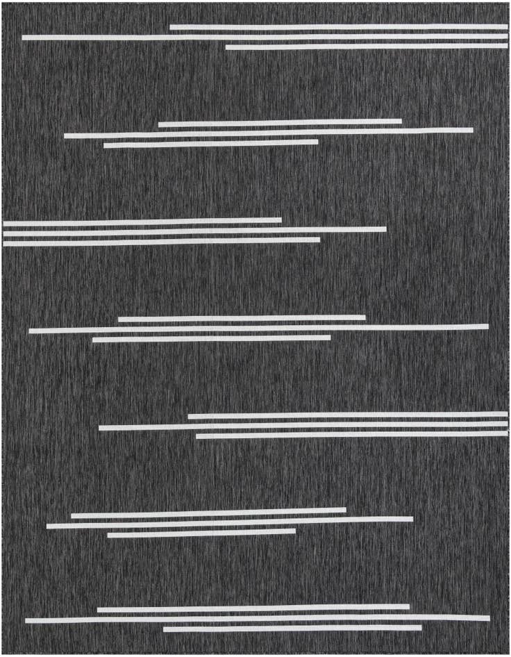 Detail image of 10' x 10' Easy-Clean Modern Indoor / Outdoor Square Rug