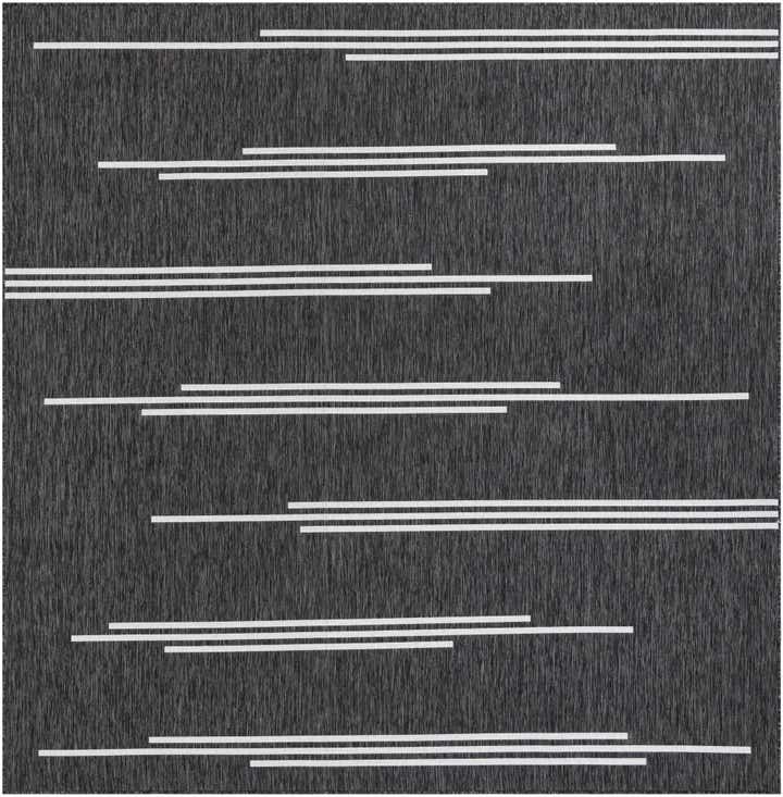 10' x 10' Easy-Clean Modern Indoor / Outdoor Square Rug