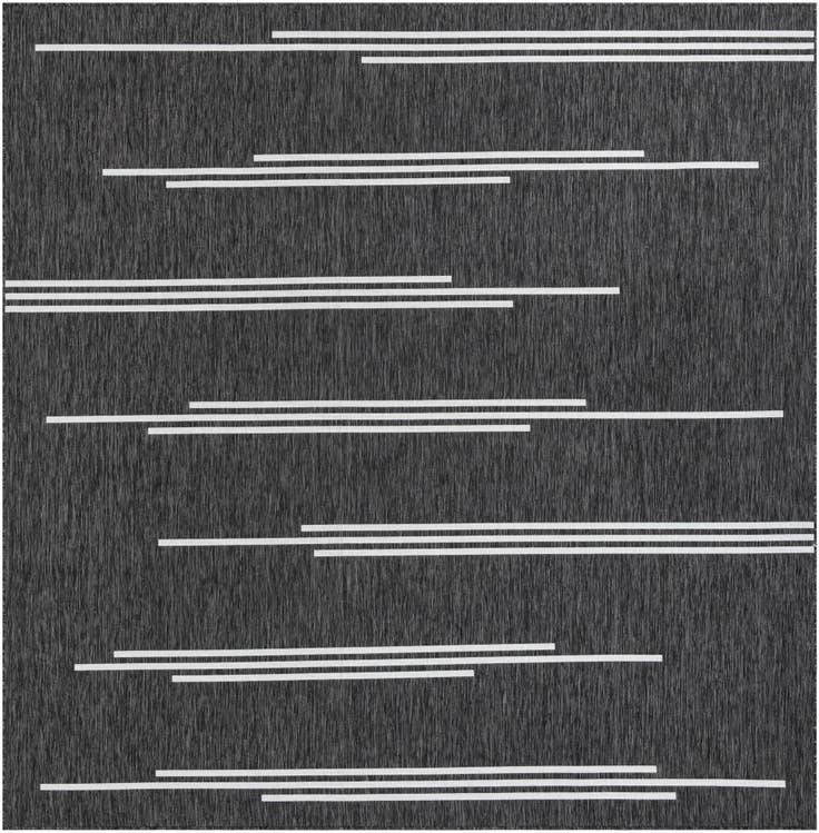 Detail image of 10' x 10' Easy-Clean Modern Indoor / Outdoor Square Rug