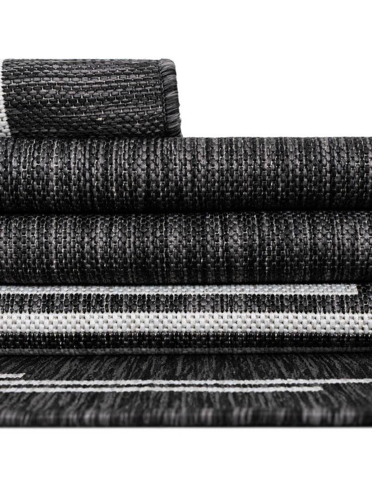 Detail image of 10' x 10' Easy-Clean Modern Indoor / Outdoor Square Rug