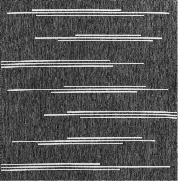 Detail image of 7' 10 x 7' 10 Easy-Clean Modern Indoor / Outdoor Square Rug