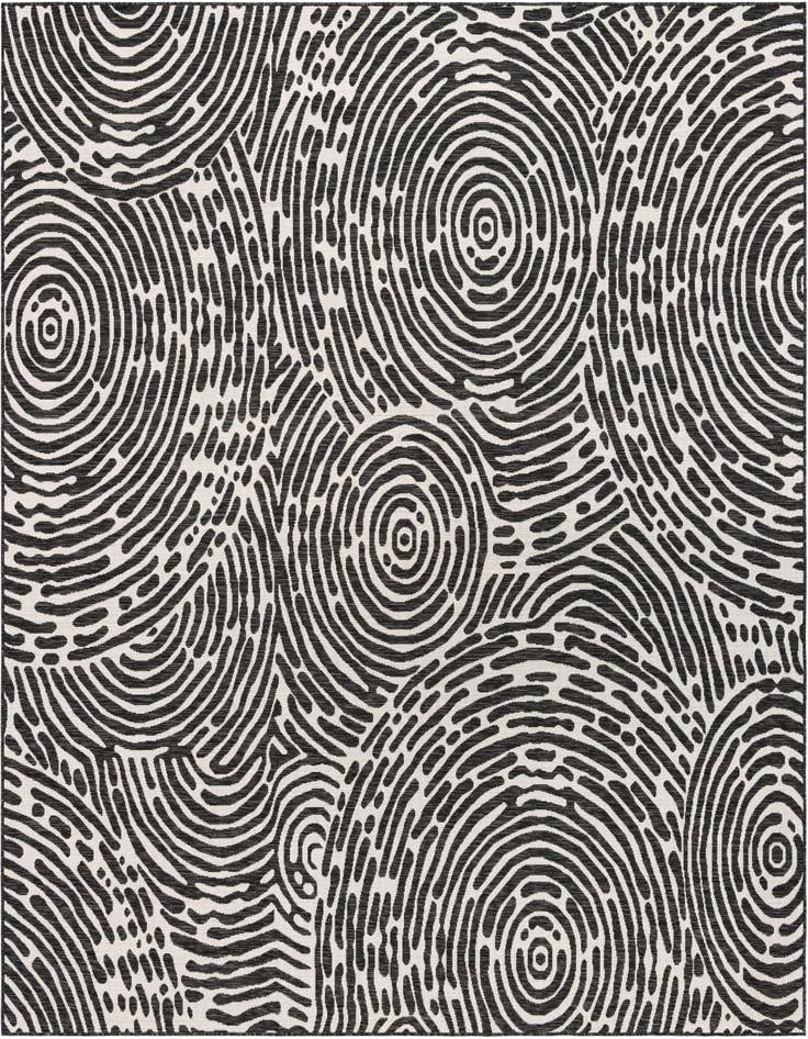Detail image of 10' x 10' Easy-Clean Modern Indoor / Outdoor Square Rug