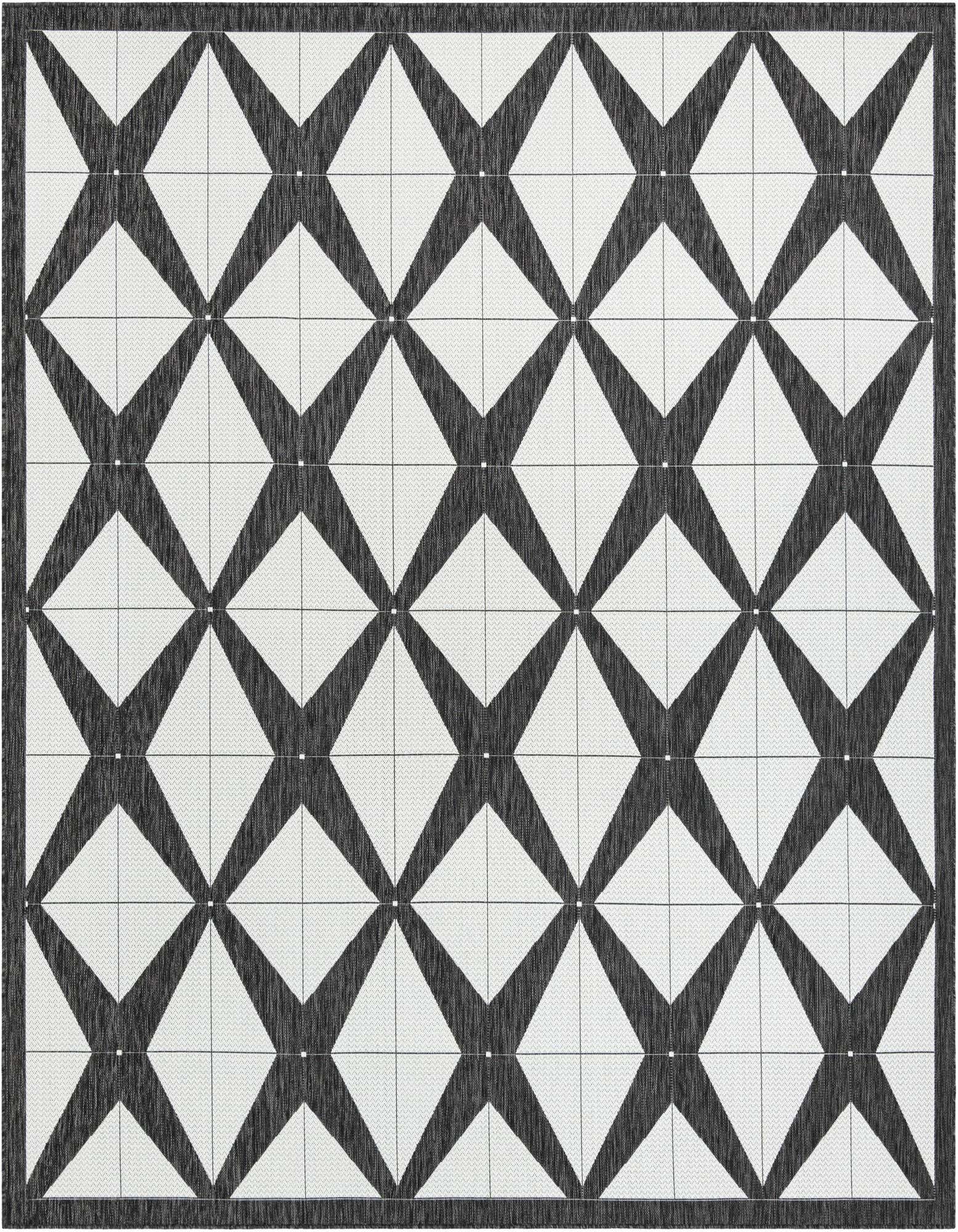 10' x 10' Easy-Clean Modern Indoor / Outdoor Square Rug