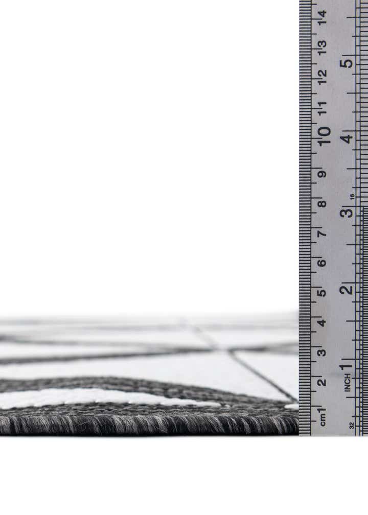 13' x 13' Easy-Clean Modern Indoor / Outdoor Square Rug