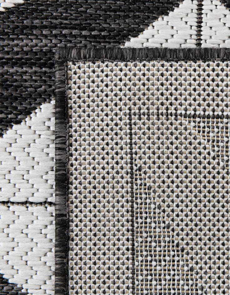 Detail image of 13' x 13' Easy-Clean Modern Indoor / Outdoor Square Rug