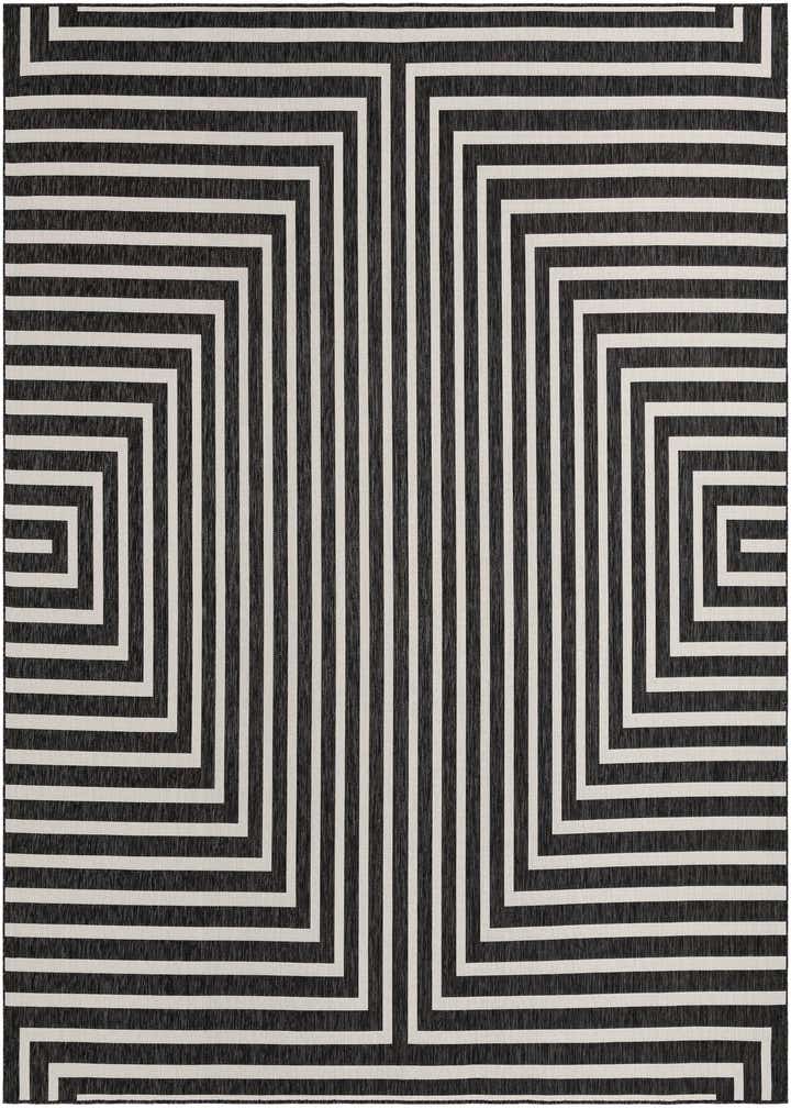 12' x 12' Easy-Clean Modern Indoor / Outdoor Square Rug