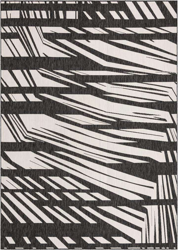 10' x 10' Easy-Clean Modern Indoor / Outdoor Square Rug