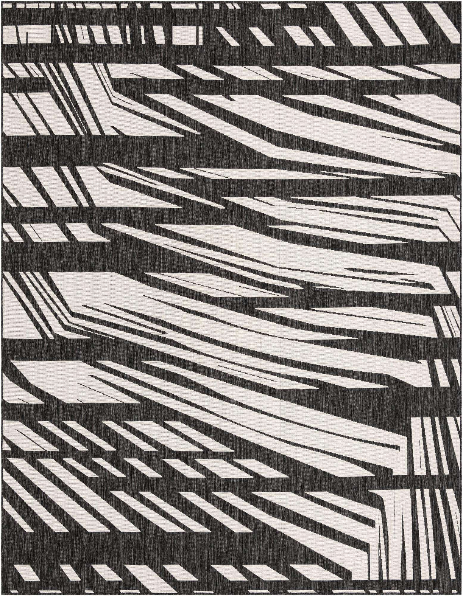 10' x 10' Easy-Clean Modern Indoor / Outdoor Square Rug