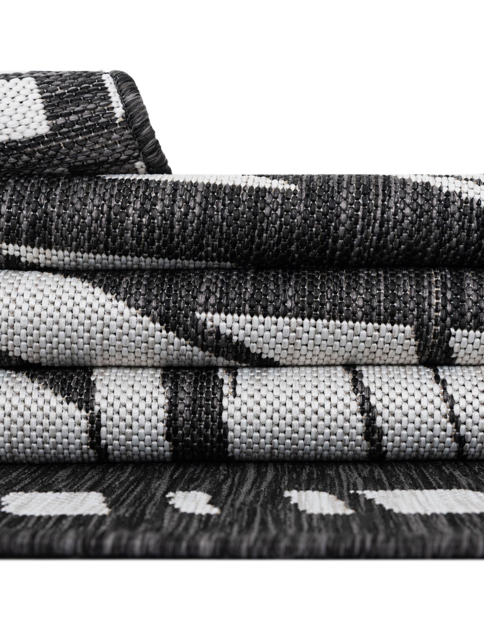 10' x 10' Easy-Clean Modern Indoor / Outdoor Square Rug