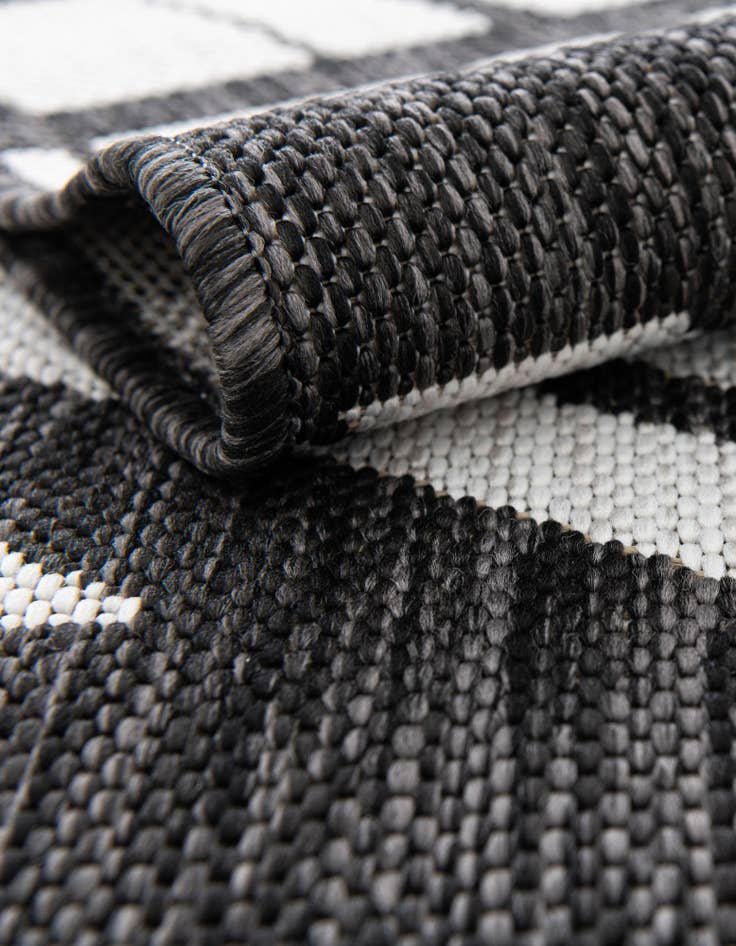 Detail image of 13' x 13' Easy-Clean Modern Indoor / Outdoor Square Rug