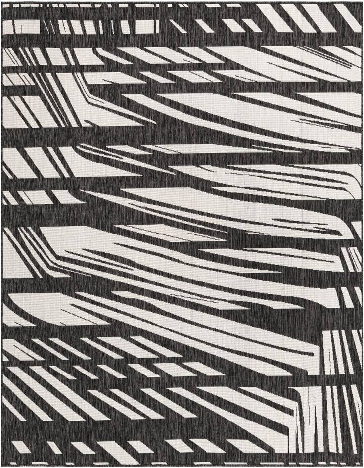 Detail image of 7' 10 x 7' 10 Easy-Clean Modern Indoor / Outdoor Square Rug