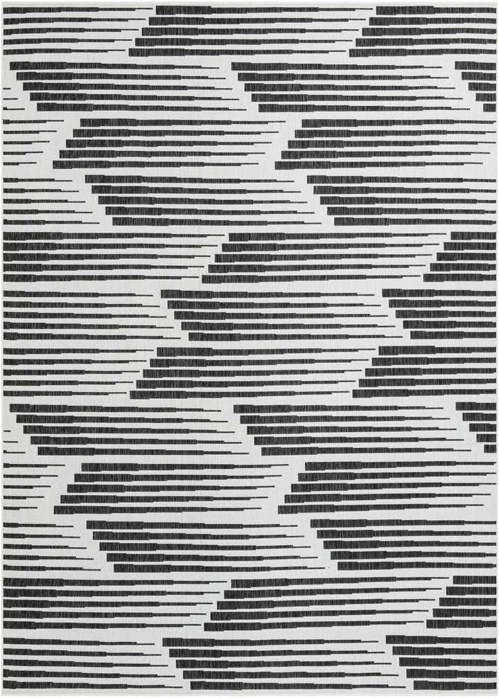 10' x 10' Easy-Clean Modern Indoor / Outdoor Square Rug