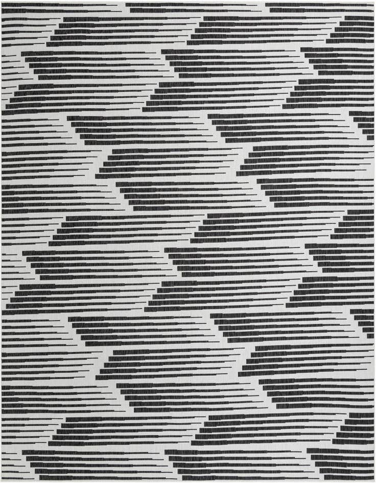 Detail image of 12' x 12' Easy-Clean Modern Indoor / Outdoor Square Rug