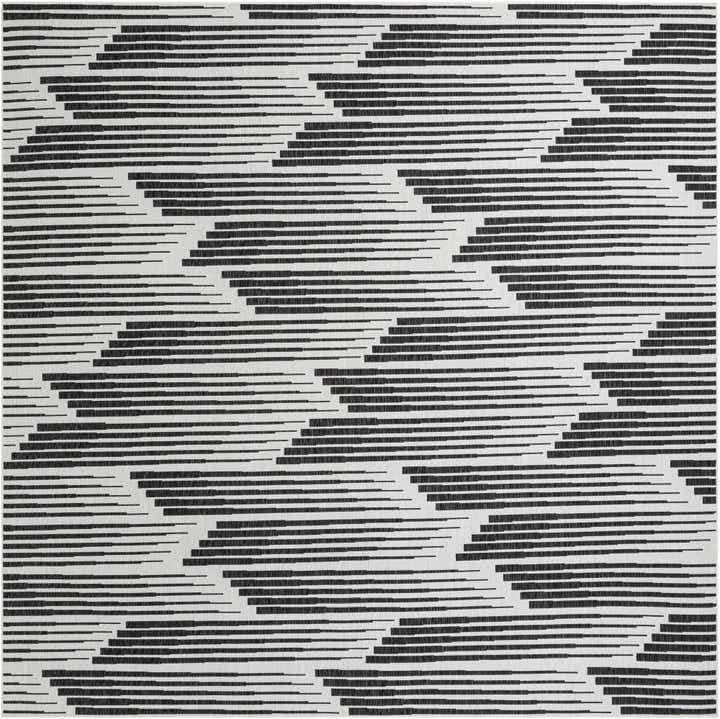 12' x 12' Easy-Clean Modern Indoor / Outdoor Square Rug