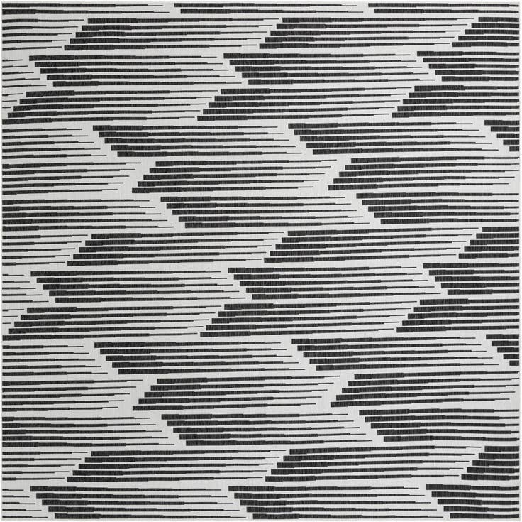 Detail image of 12' x 12' Easy-Clean Modern Indoor / Outdoor Square Rug