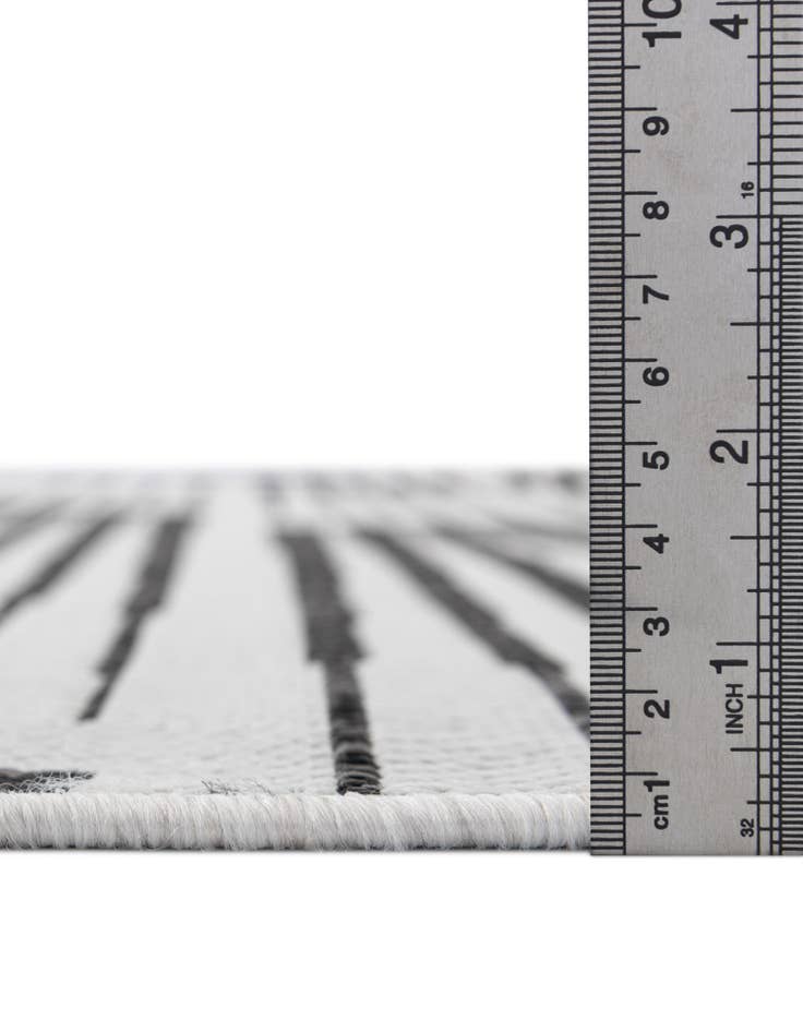 Detail image of 10' x 10' Easy-Clean Modern Indoor / Outdoor Square Rug