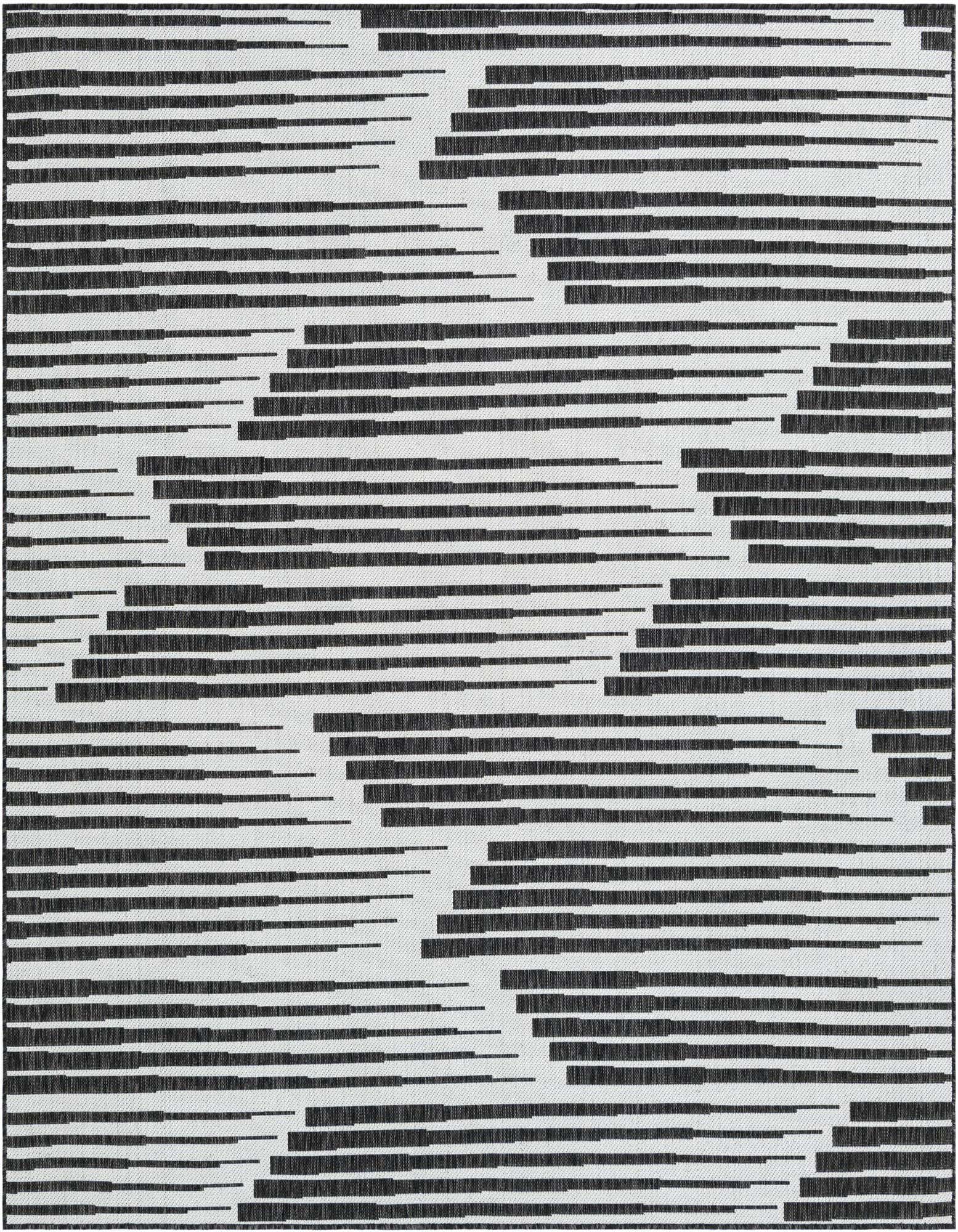 7' 10 x 7' 10 Easy-Clean Modern Indoor / Outdoor Square Rug
