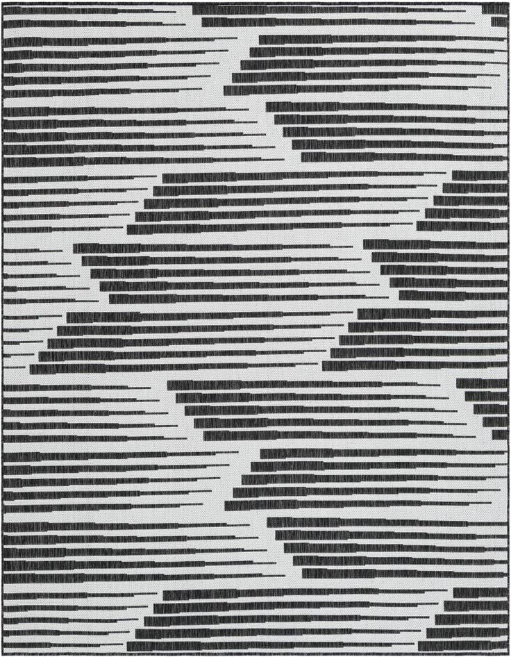 Detail image of 7' 10 x 7' 10 Easy-Clean Modern Indoor / Outdoor Square Rug