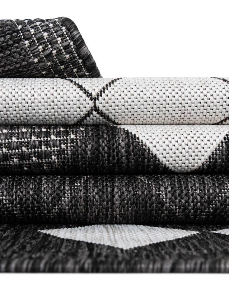 Detail image of 12' x 12' Easy-Clean Modern Indoor / Outdoor Square Rug