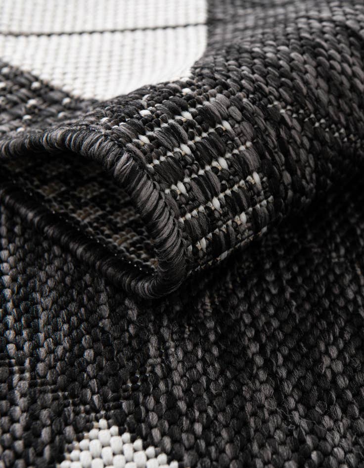 Detail image of 13' x 13'  Washable Modern Indoor / Outdoor Square Rug