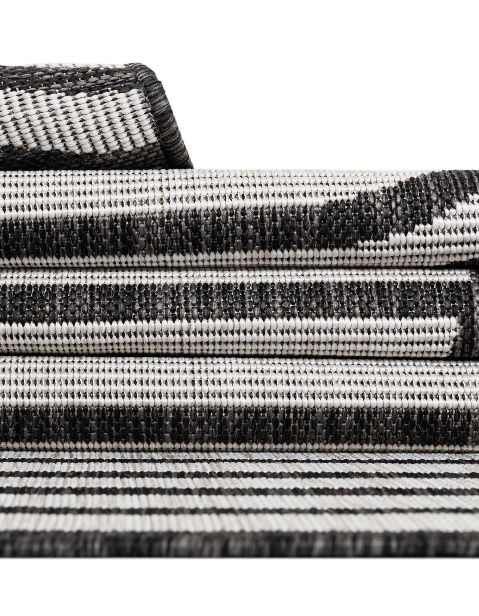 13' x 13' Easy-Clean Modern Indoor / Outdoor Square Rug