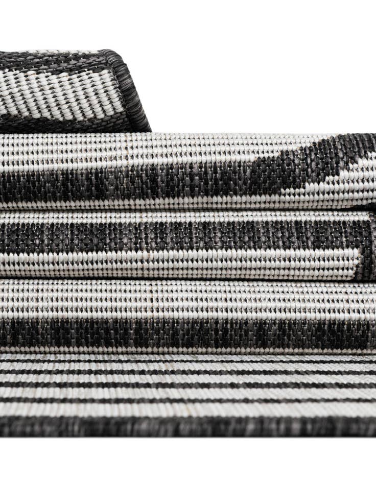 Detail image of 12' x 12' Easy-Clean Modern Indoor / Outdoor Square Rug