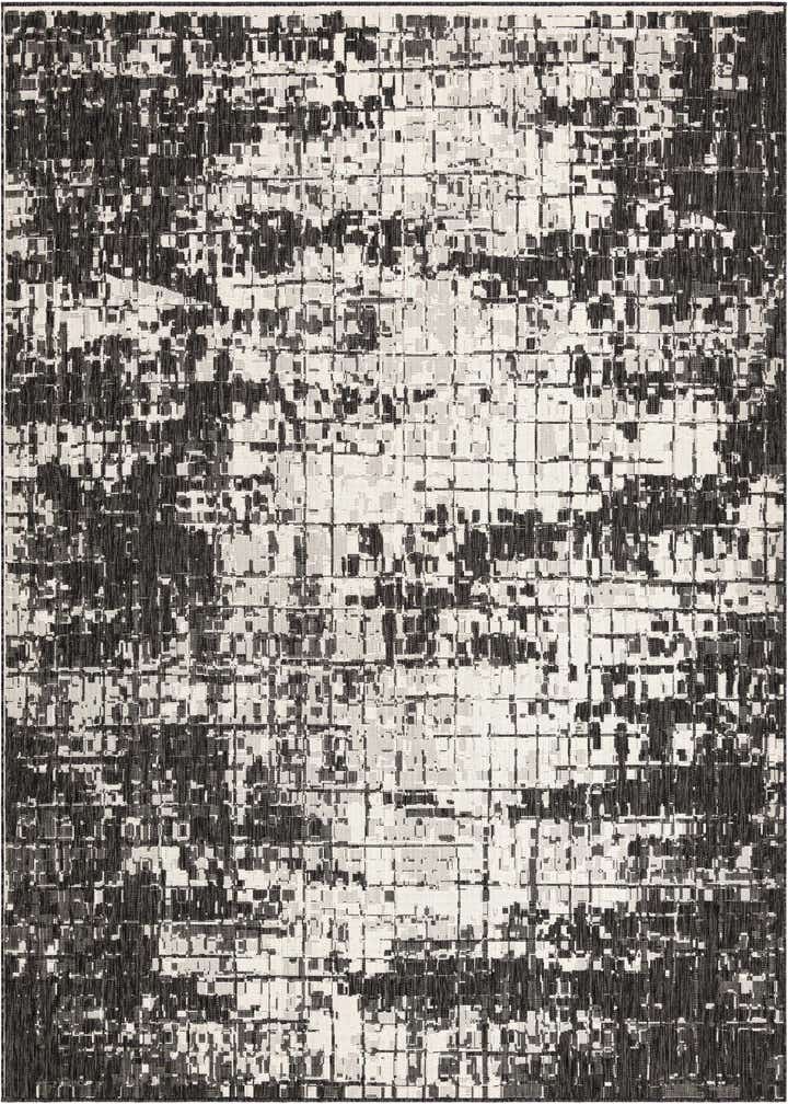 10' x 10' Easy-Clean Modern Indoor / Outdoor Square Rug