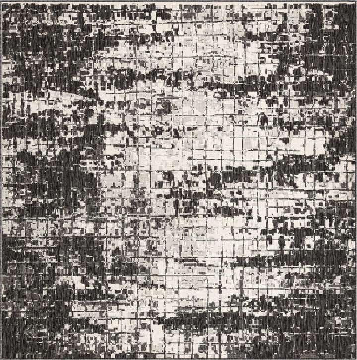 10' x 10' Easy-Clean Modern Indoor / Outdoor Square Rug