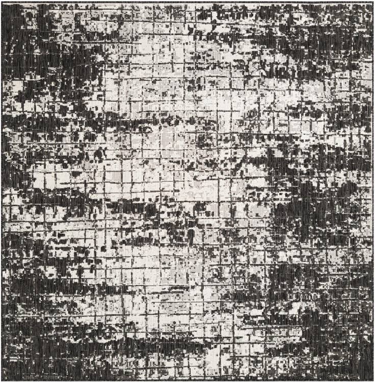 Detail image of 7' 10 x 7' 10 Easy-Clean Modern Indoor / Outdoor Square Rug