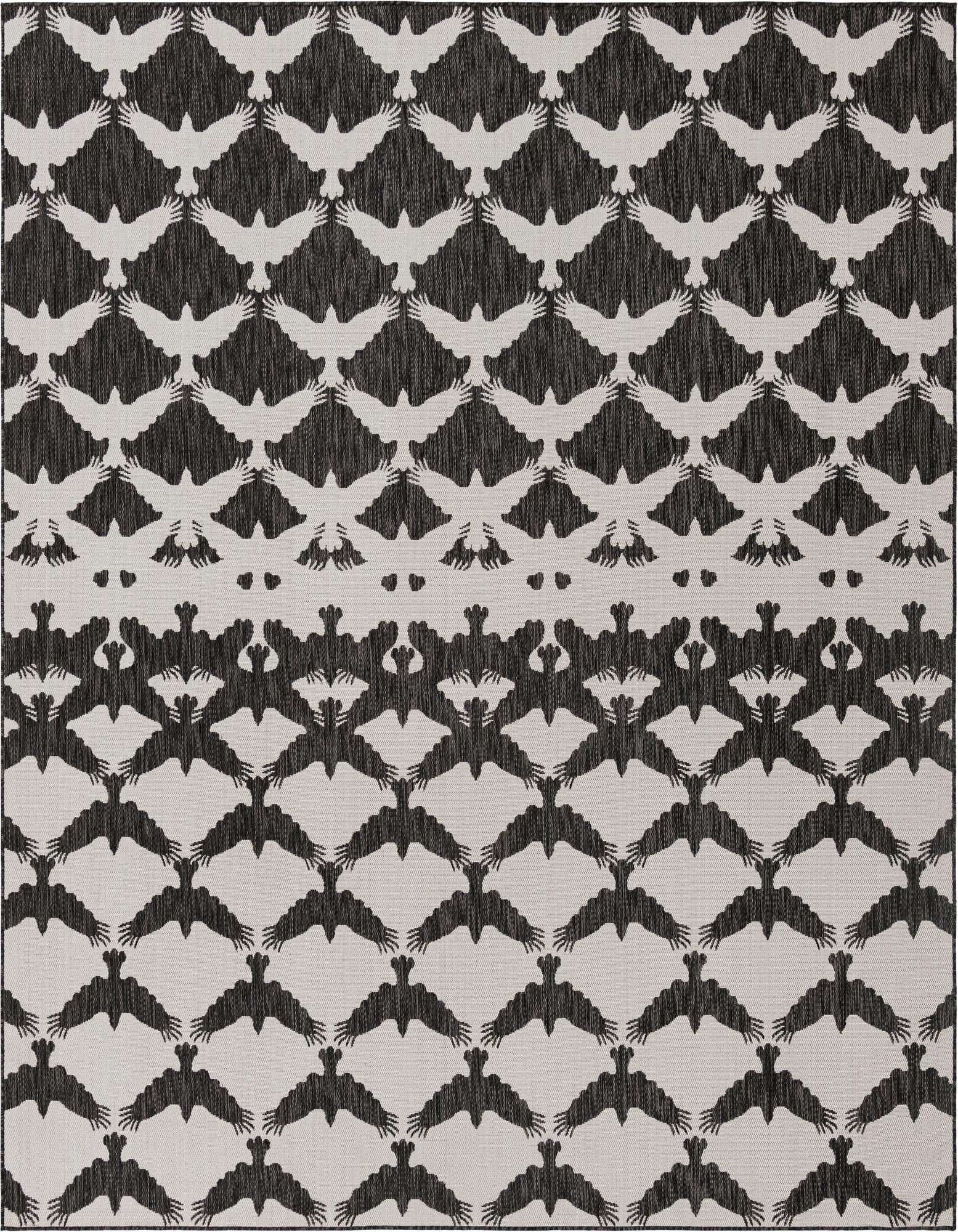 10' x 10' Easy-Clean Modern Indoor / Outdoor Square Rug