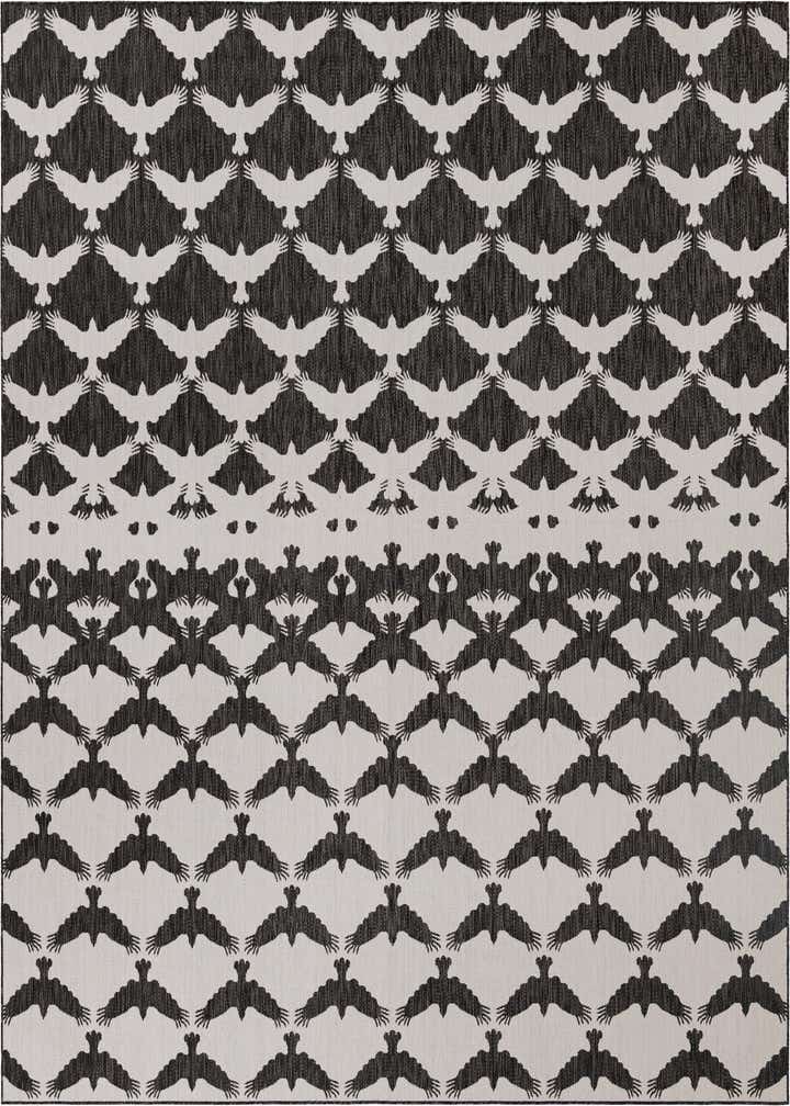 12' x 12' Easy-Clean Modern Indoor / Outdoor Square Rug