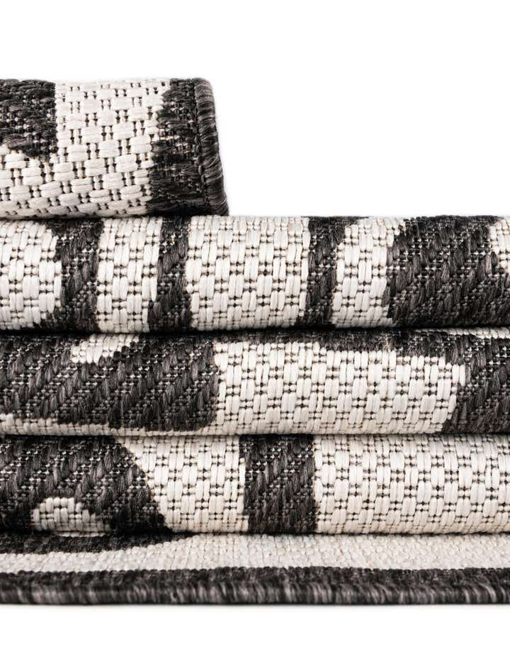 10' x 10' Easy-Clean Modern Indoor / Outdoor Square Rug