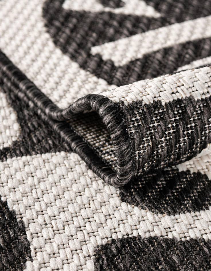 Detail image of 13' x 13' Easy-Clean Modern Indoor / Outdoor Square Rug