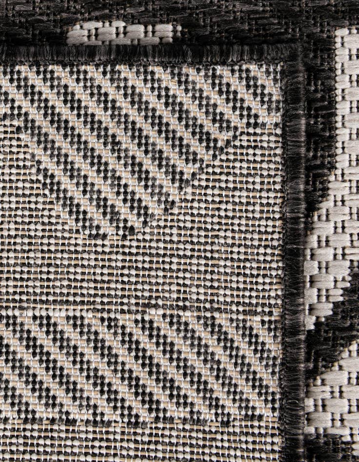 Detail image of 10' x 10' Easy-Clean Modern Indoor / Outdoor Square Rug