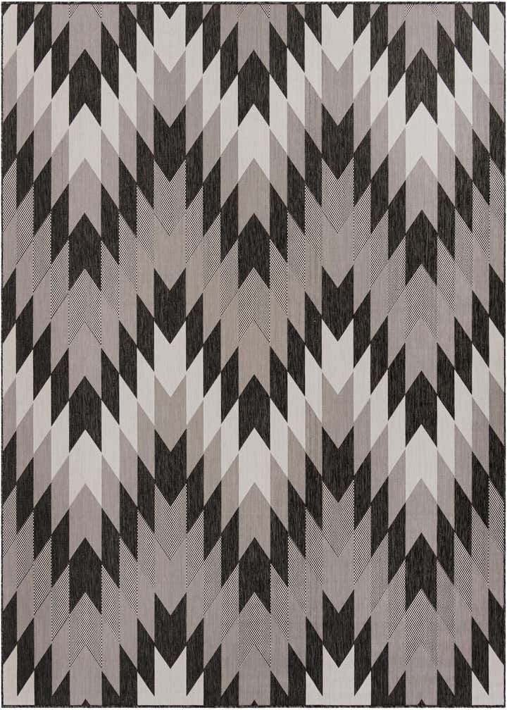 10' x 10' Easy-Clean Modern Indoor / Outdoor Square Rug