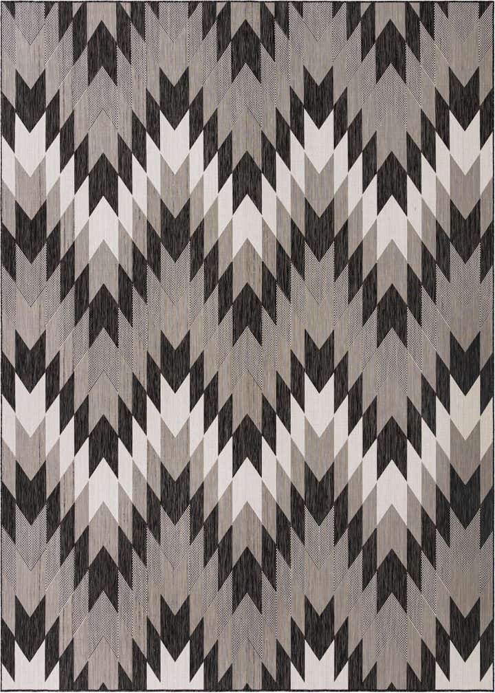 12' x 12' Easy-Clean Modern Indoor / Outdoor Square Rug