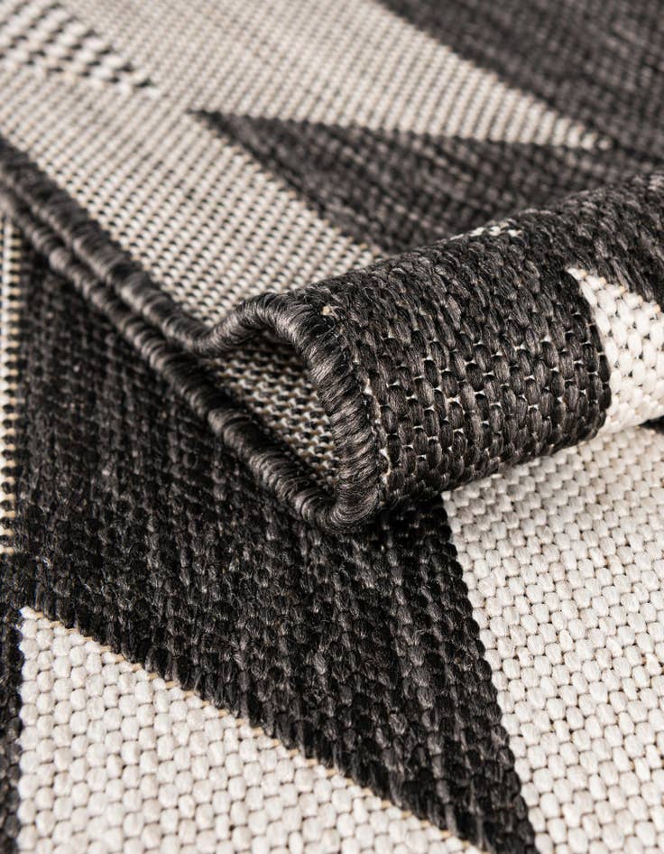 Detail image of 10' x 10' Easy-Clean Modern Indoor / Outdoor Square Rug