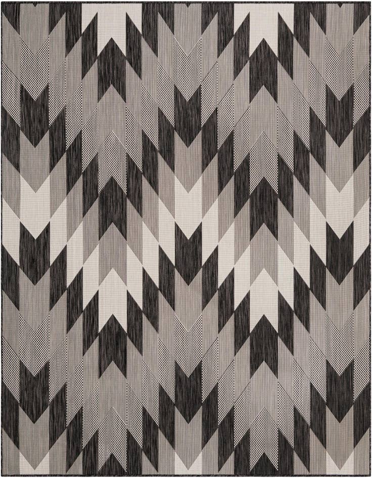 Detail image of 7' 10 x 7' 10 Easy-Clean Modern Indoor / Outdoor Square Rug