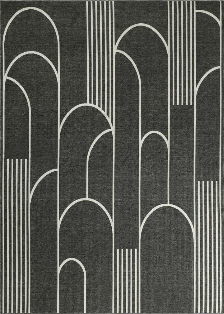 13' x 13' Easy-Clean Modern Indoor / Outdoor Square Rug