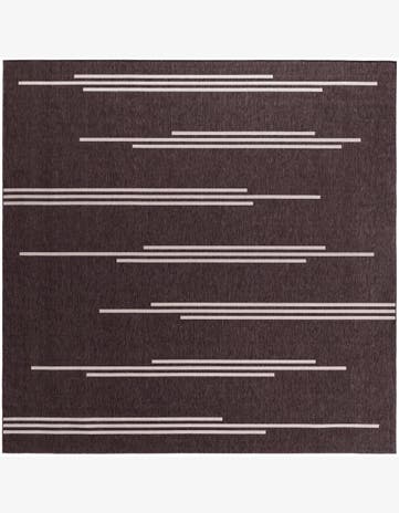 13' x 13' Easy-Clean Modern Indoor / Outdoor Square Rug